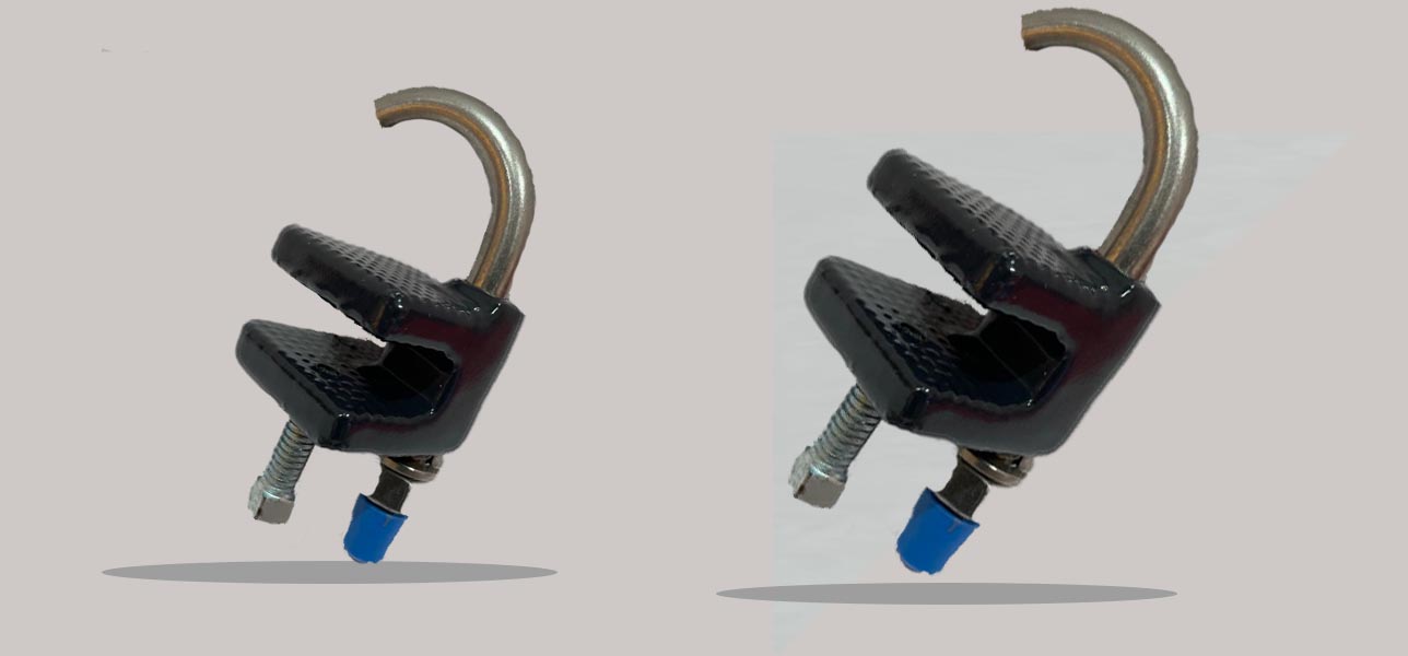 Abrazaderas para tuberia recubiertas de pvc,  LLC y LLCF  PVFORMAS