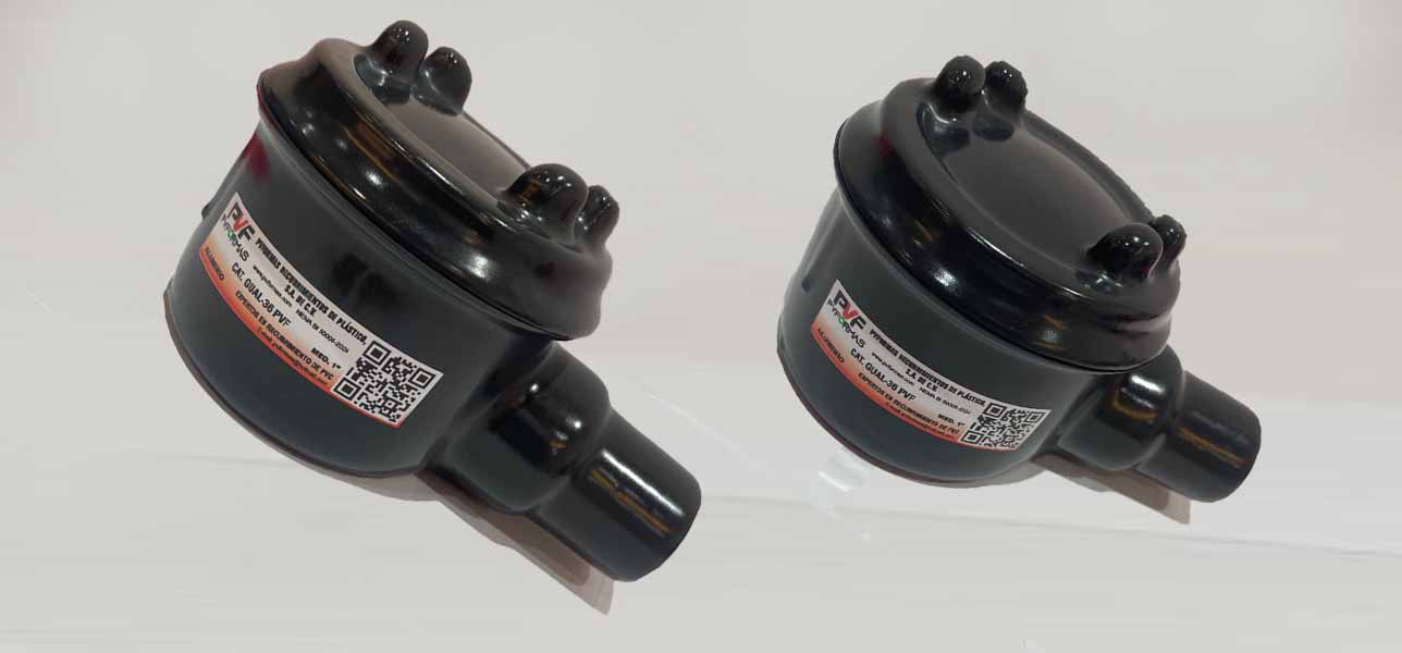Cajas Serie Redonda a Prueba de Explosión PVFORMAS para tubería conduit recubrimiento externo de PVC 40 milesimas y recubrimiento interior de uretano 2 milesimas Marca pvformas en Coatzacoalcos, Veracruz