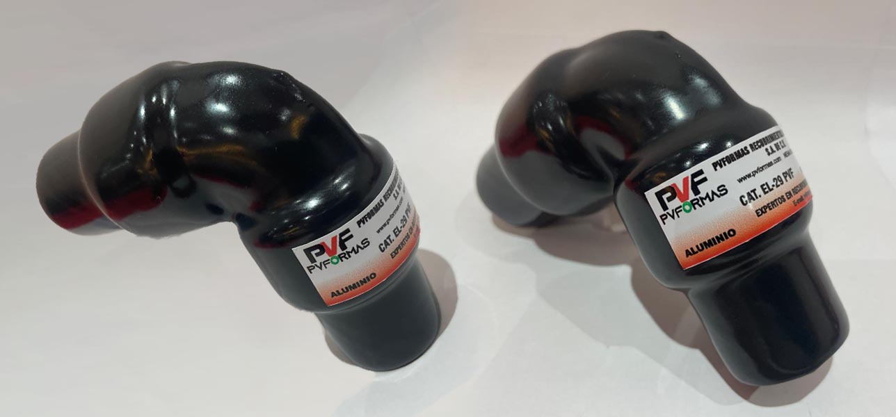 venta de codo Codo tipo EL de 45° y 90° PVFORMAS para áreas peligrosas recubrimiento externo de PVC 40 milesimas y recubrimiento interior de uretano para tuberías y material eléctrico Coatzacoalcos, Veracruz