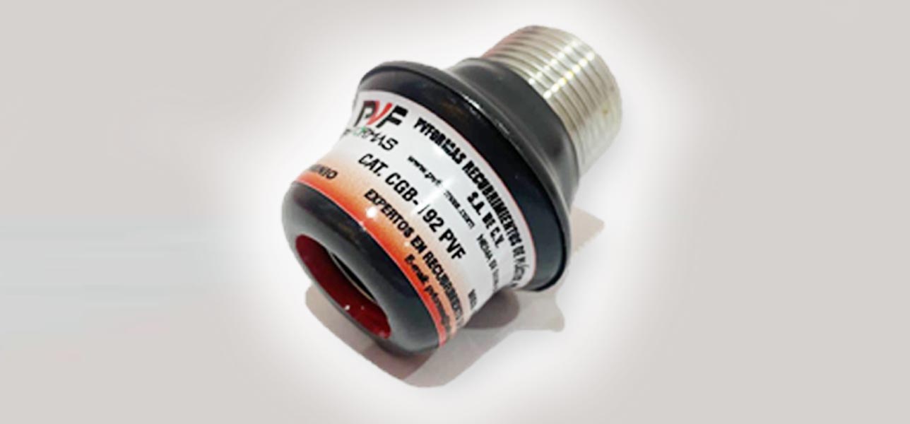 Conector de Glandula GCB PVFORMAS  para áreas peligrosas a prueba de explosión con recubrimiento de PVC y recubrimiento interior de uretano para tuberías y material eléctrico en Coatzacoalcos, Veracruz