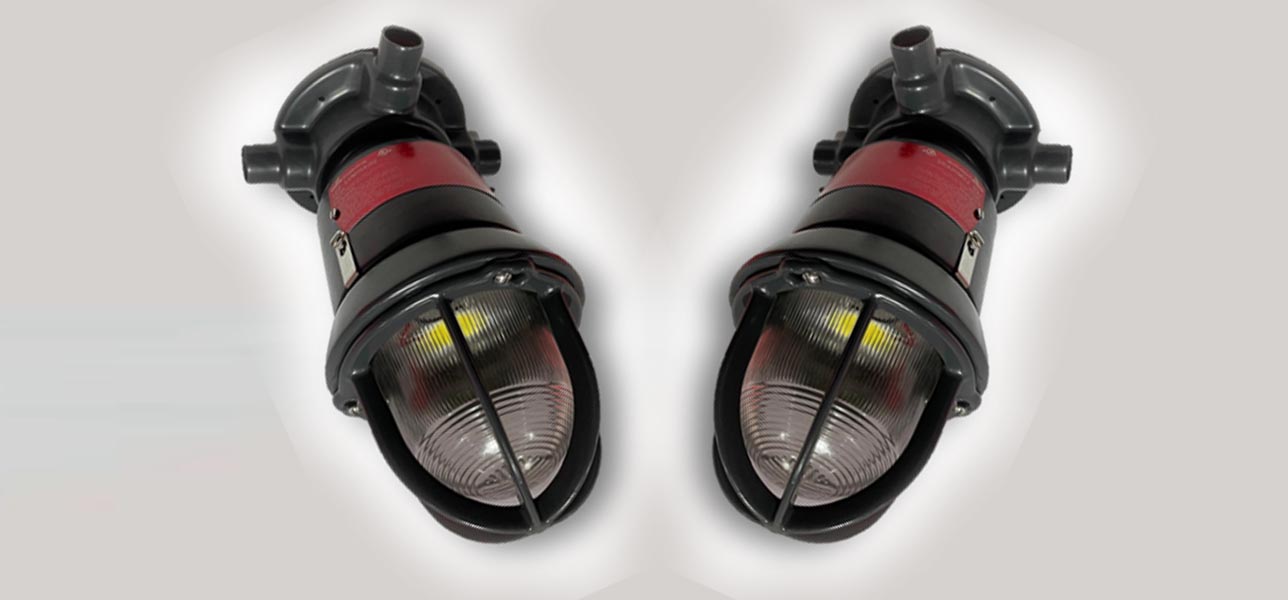 luminarias led EV-LED  para áreas peligrosas a prueba de explosión con recubrimiento de PVC y recubrimiento interior de uretano para tuberías y material eléctrico en Coatzacoalcos, Veracruz