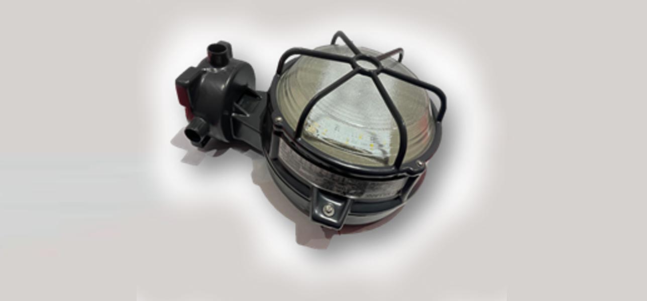 luminarias CHAMP VMV y VML-X  para áreas peligrosas a prueba de explosión con recubrimiento de PVC y recubrimiento interior de uretano PVFORMAS Coatzacoalcos, Veracruz