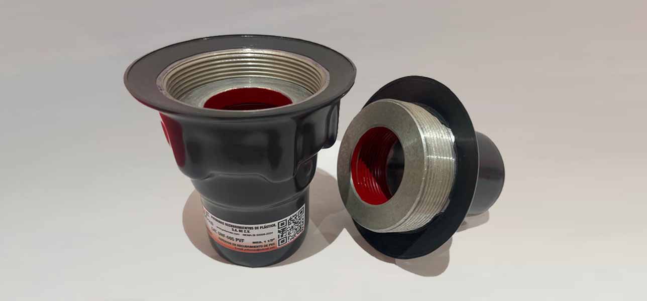 venta de tuercas unión tipo UNY Y UNF PVFORMAS para áreas peligrosas recubrimiento externo de PVC 40 milesimas y recubrimiento interior de uretano para tuberías y material eléctrico Coatzacoalcos, Veracruz